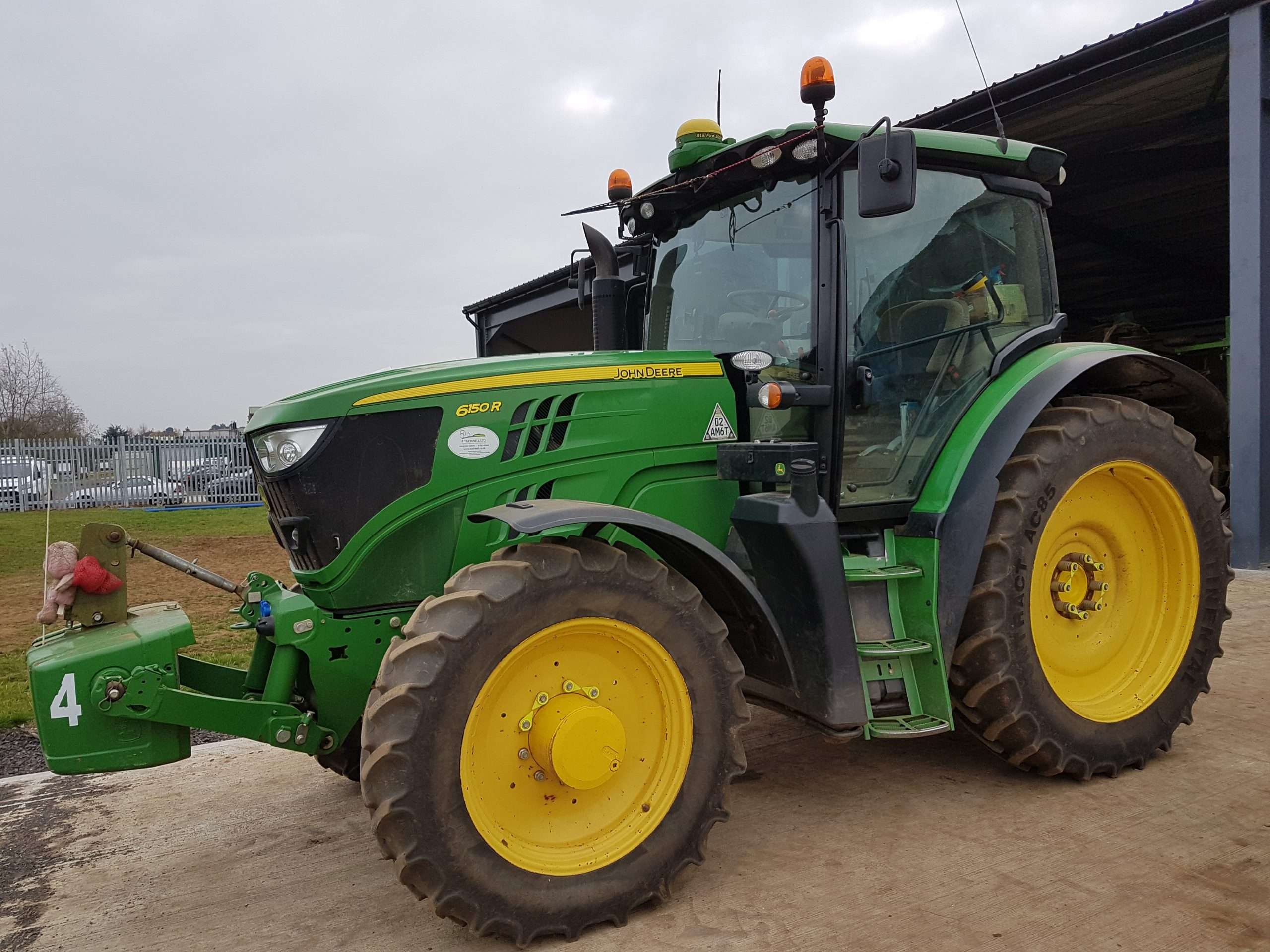John Deere Tractor safety security window film