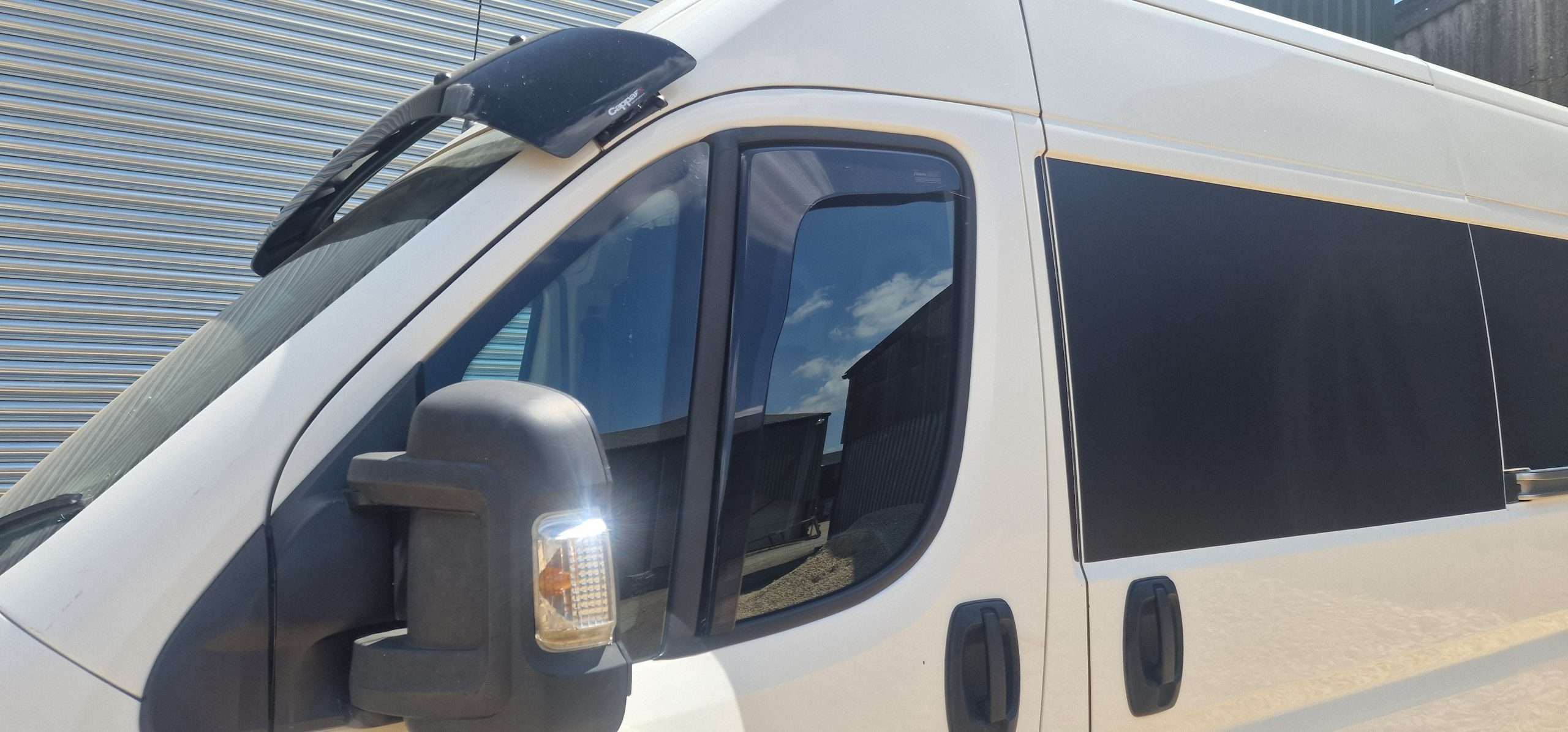 Peugeot Boxer campervan window security film