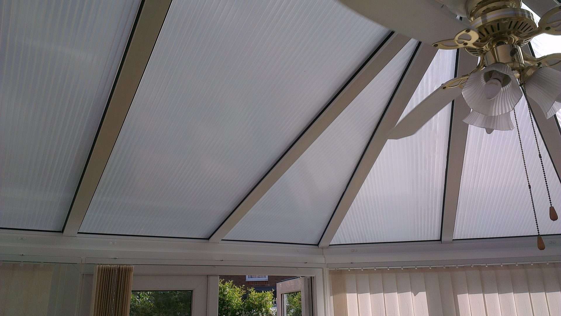 Polycarbonate plastic conservatory roof window film