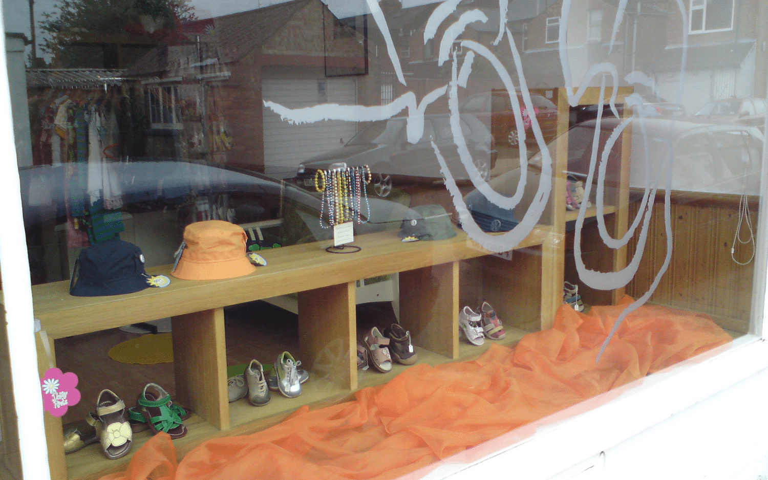 childresn shoe shop window