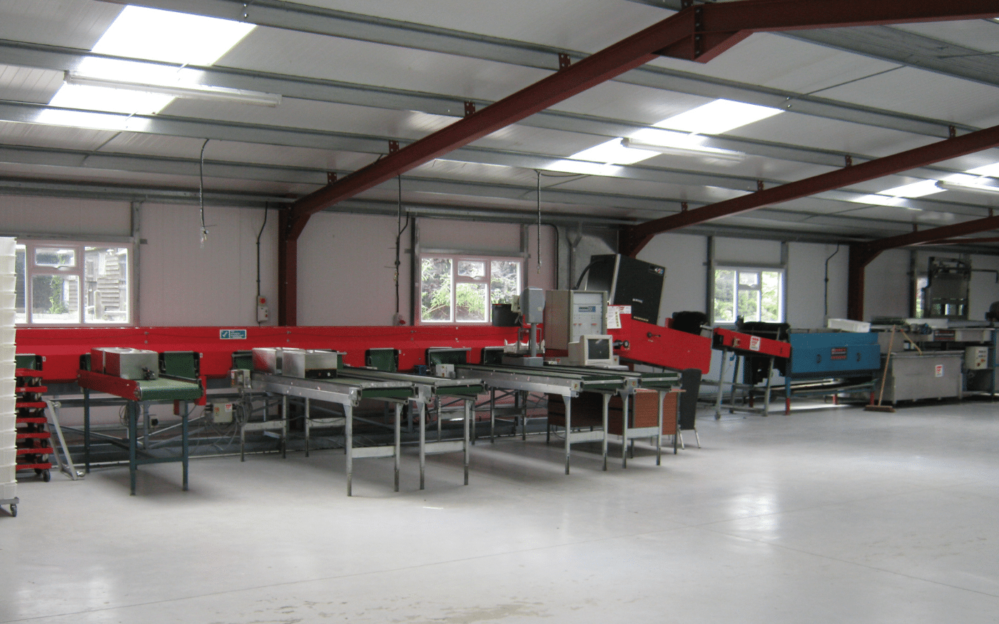 Food processing plant safety window film